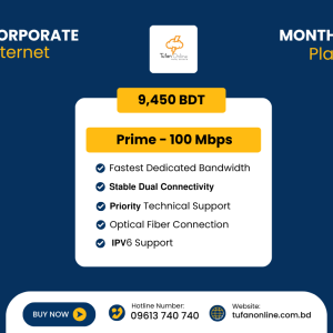 Prime – 100 Mbps Corporate Internet